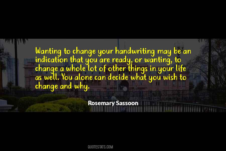 Rosemary Sassoon Quotes #285891