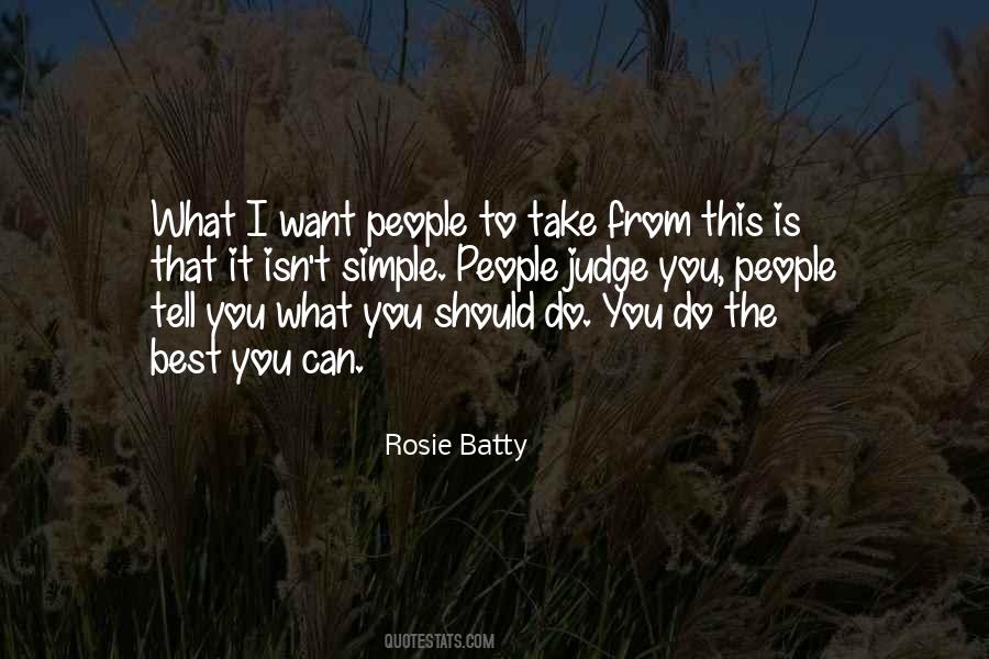 Rosie Batty Quotes #746334
