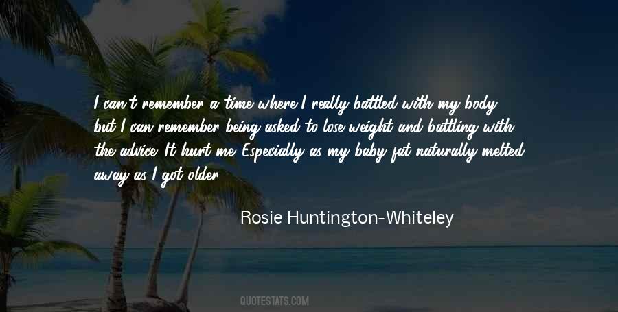 Rosie Huntington-Whiteley Quotes #208701