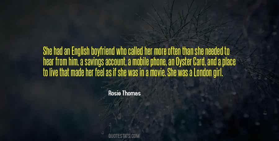 Rosie Thomas Quotes #125809
