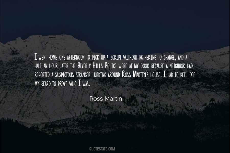Ross Martin Quotes #758066