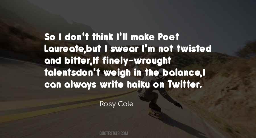 Rosy Cole Quotes #1751877
