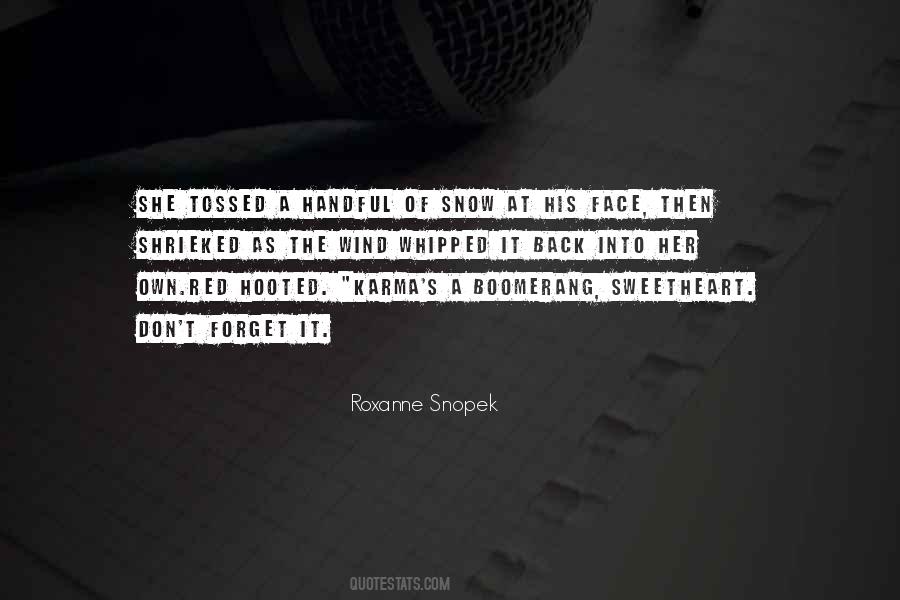 Roxanne Snopek Quotes #283662