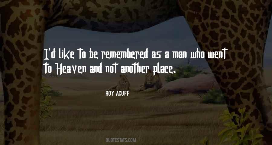 Roy Acuff Quotes #791310