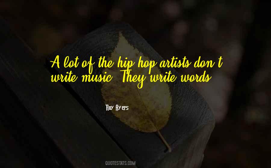 Roy Ayers Quotes #292287