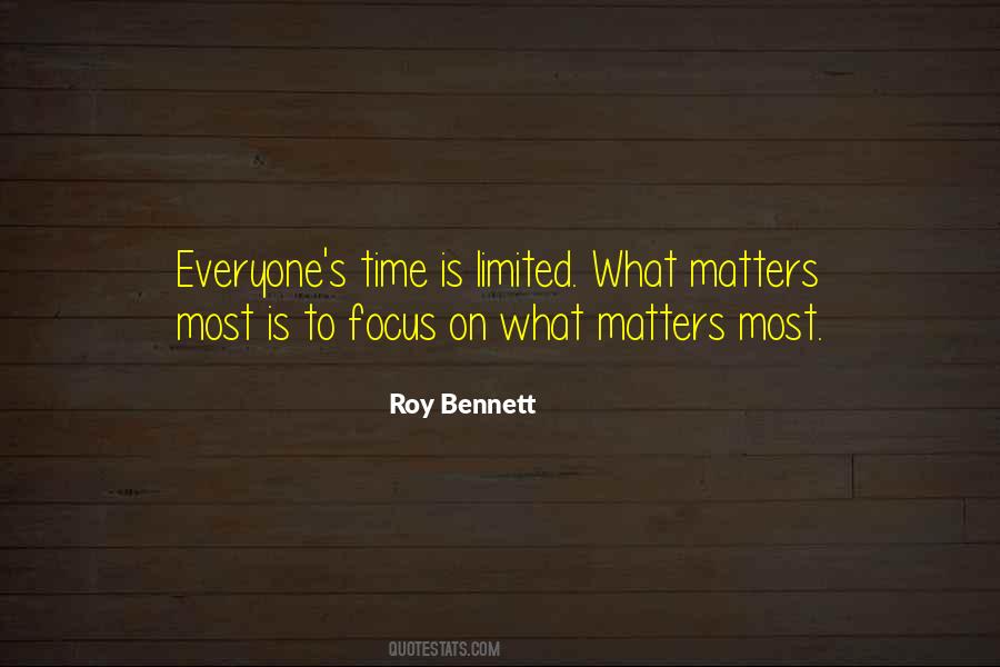 Roy Bennett Quotes #719675
