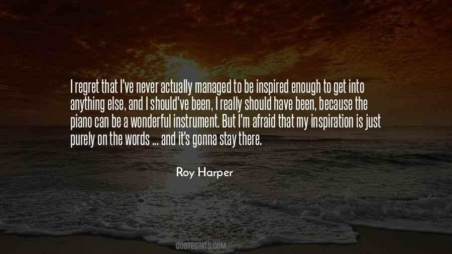 Roy Harper Quotes #723111