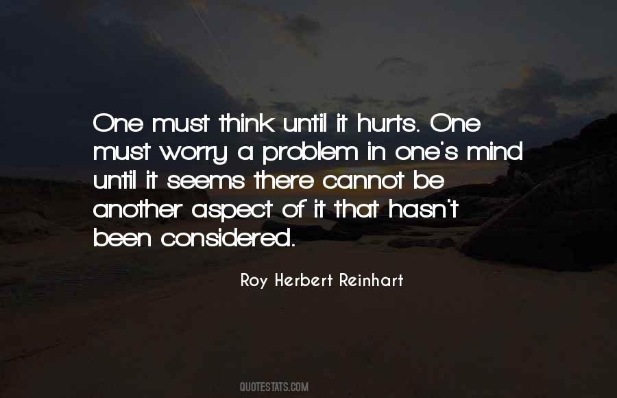 Roy Herbert Reinhart Quotes #130578