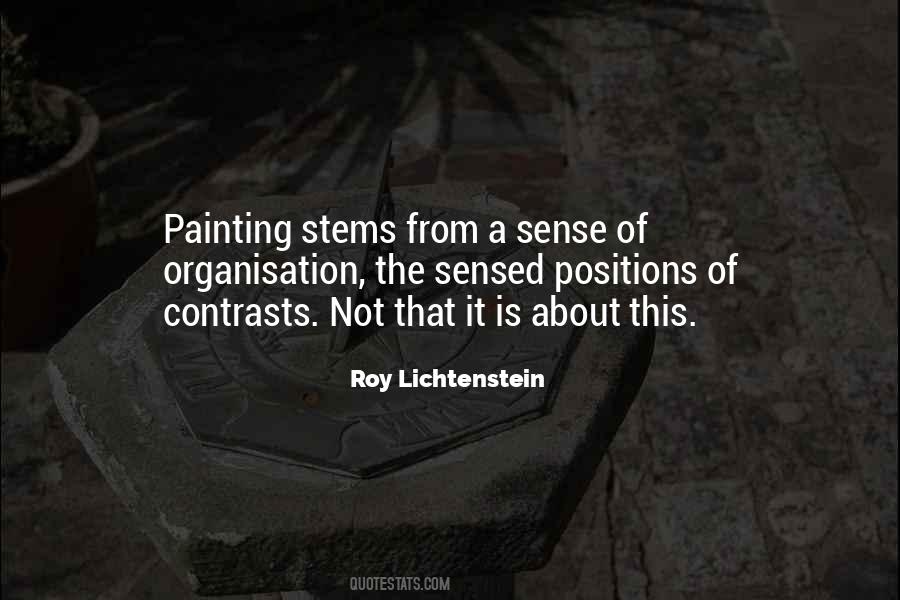 Roy Lichtenstein Quotes #1748298