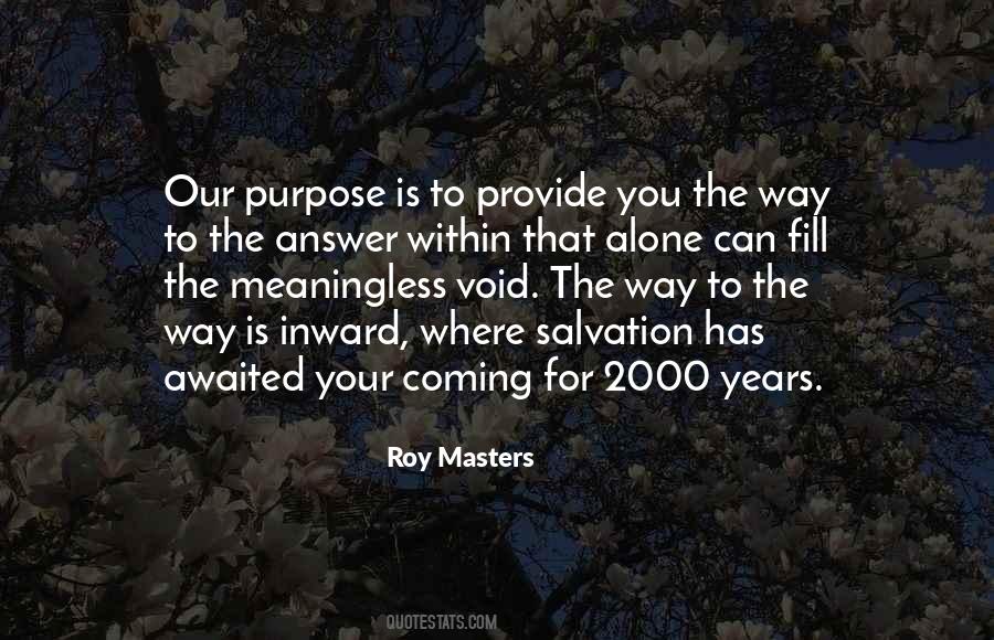 Roy Masters Quotes #671483