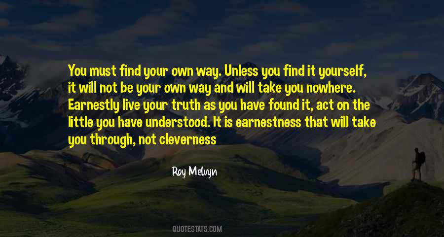 Roy Melvyn Quotes #1751743