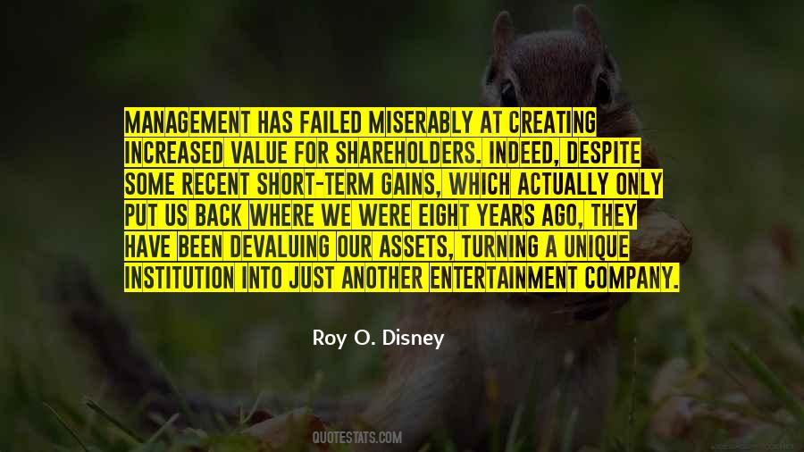 Roy O. Disney Quotes #393787 Roy O. Disney Quotes #393787