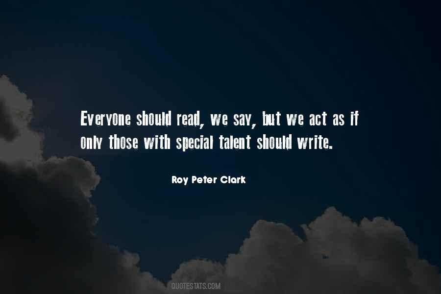 Roy Peter Clark Quotes #1266851