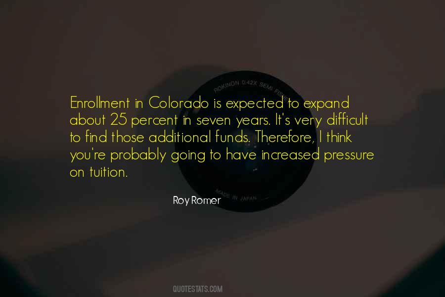 Roy Romer Quotes #837422