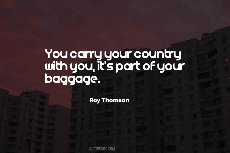 Roy Thomson Quotes #256848