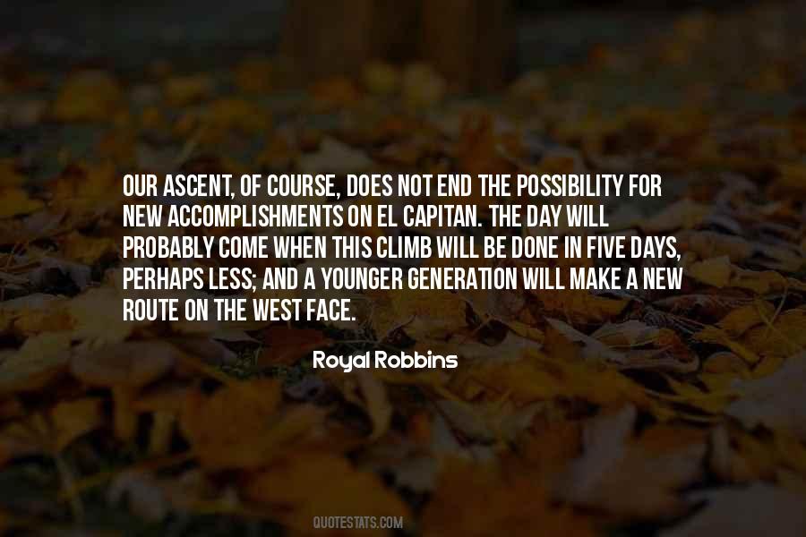 Royal Robbins Quotes #422707