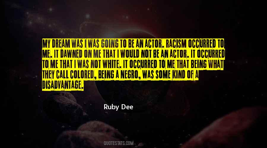 Ruby Dee Quotes #1057763