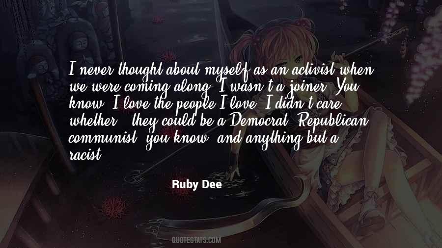 Ruby Dee Quotes #1386016