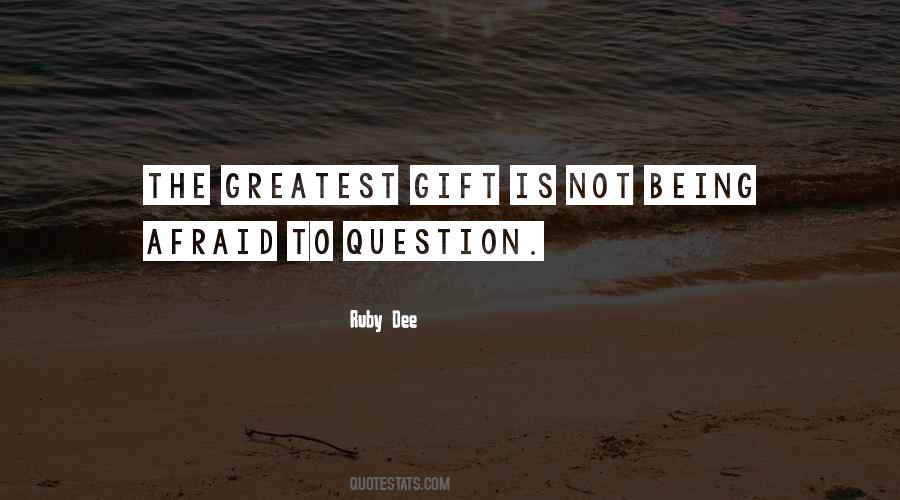 Ruby Dee Quotes #821660