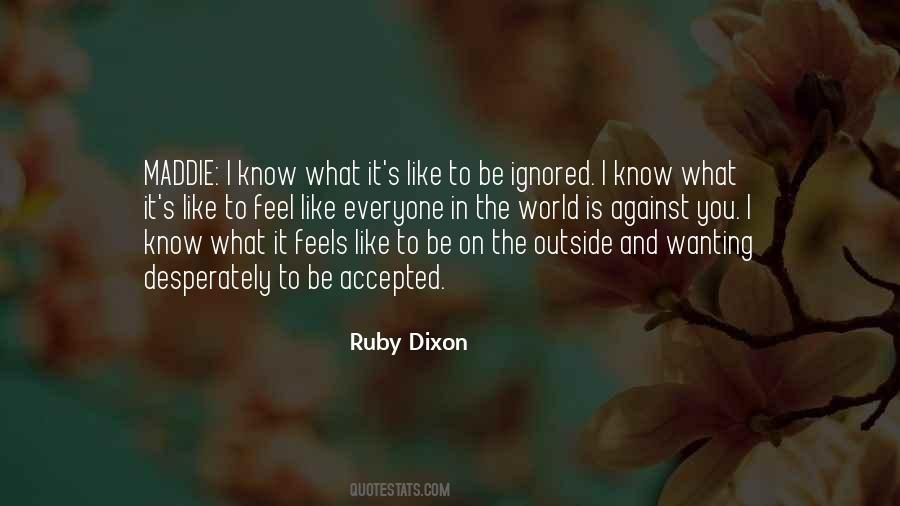 Ruby Dixon Quotes #465703
