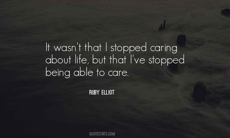 Ruby Elliot Quotes #1315418