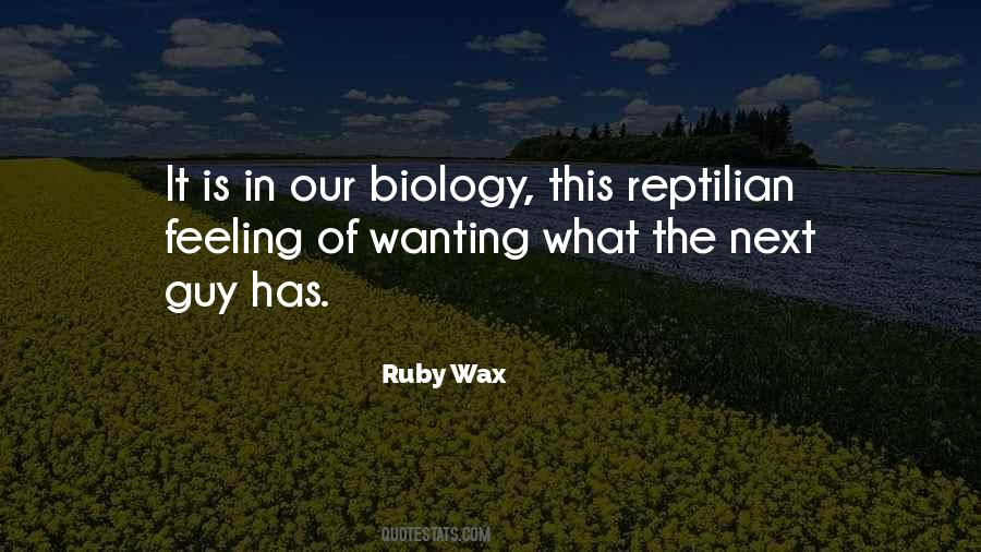 Ruby Wax Quotes #1138383