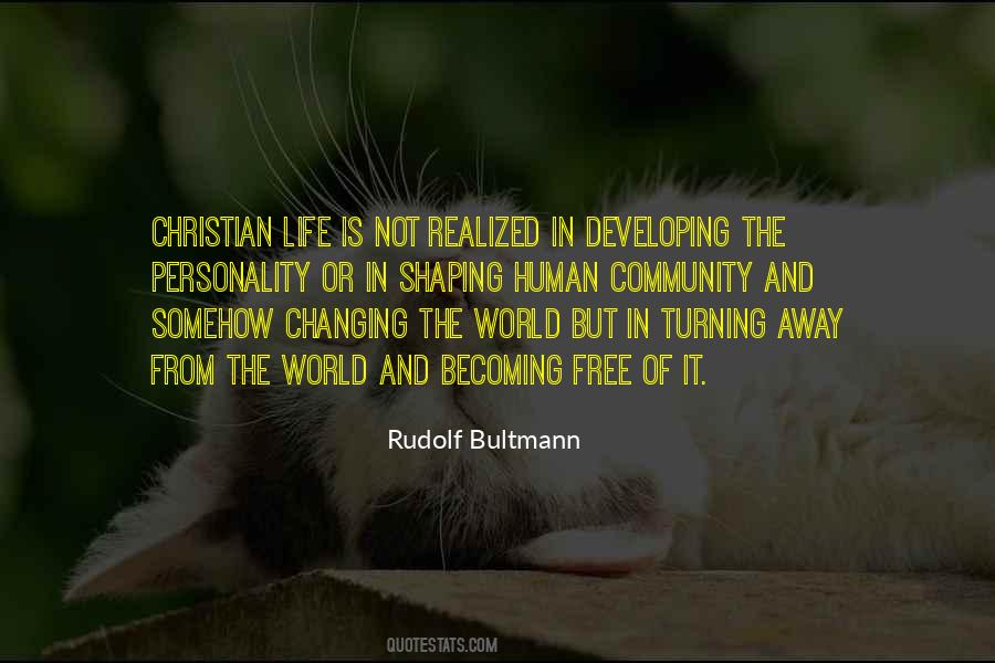 Rudolf Bultmann Quotes #1280666