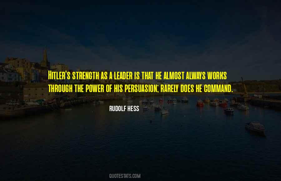 Rudolf Hess Quotes #1031599