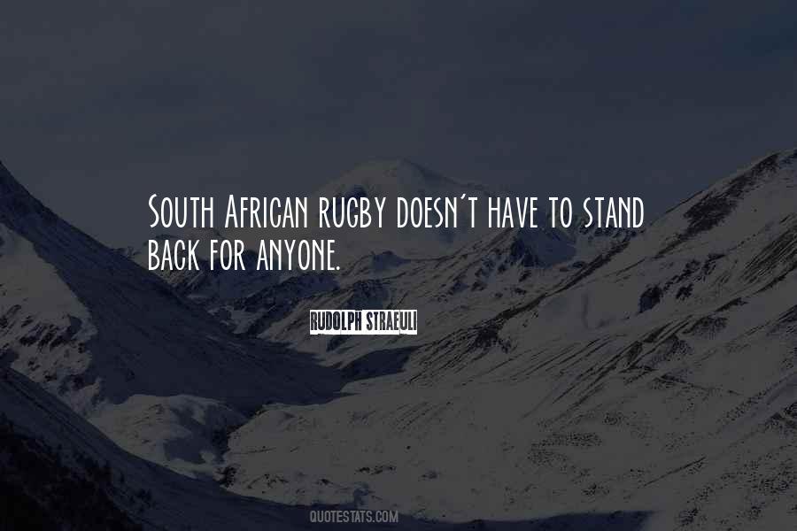 Rudolph Straeuli Quotes #239872 Rudolph Straeuli Quotes #239872