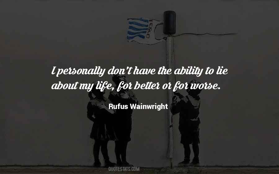 Rufus Wainwright Quotes #831400