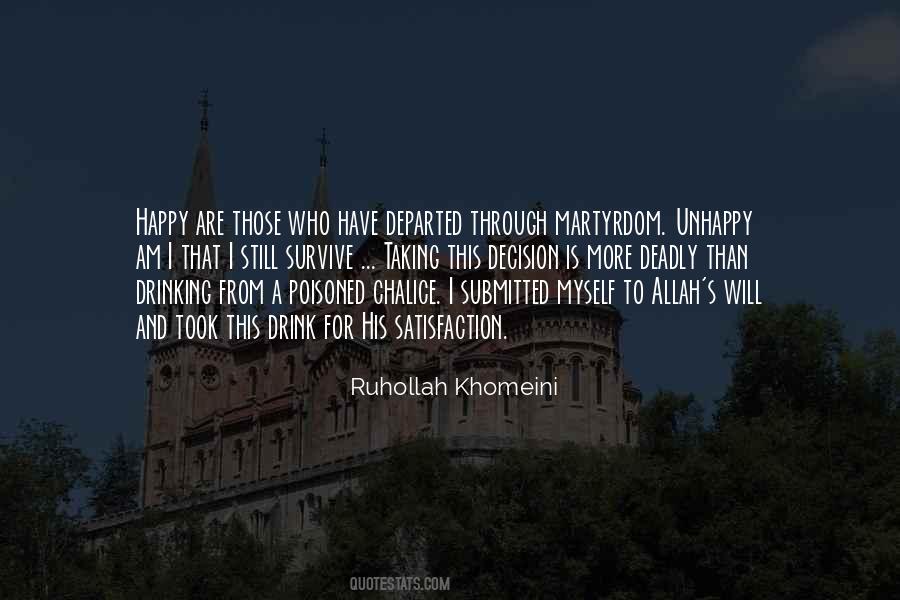 Ruhollah Khomeini Quotes #290397