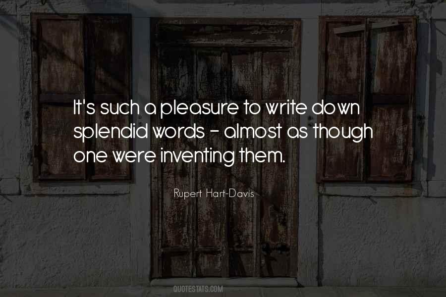 Rupert Hart-Davis Quotes #237831