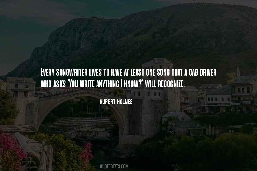 Rupert Holmes Quotes #1650994