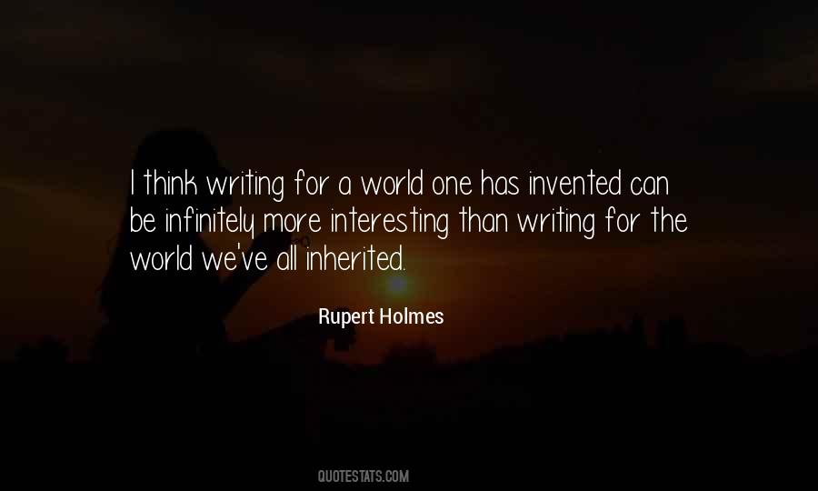 Rupert Holmes Quotes #835196