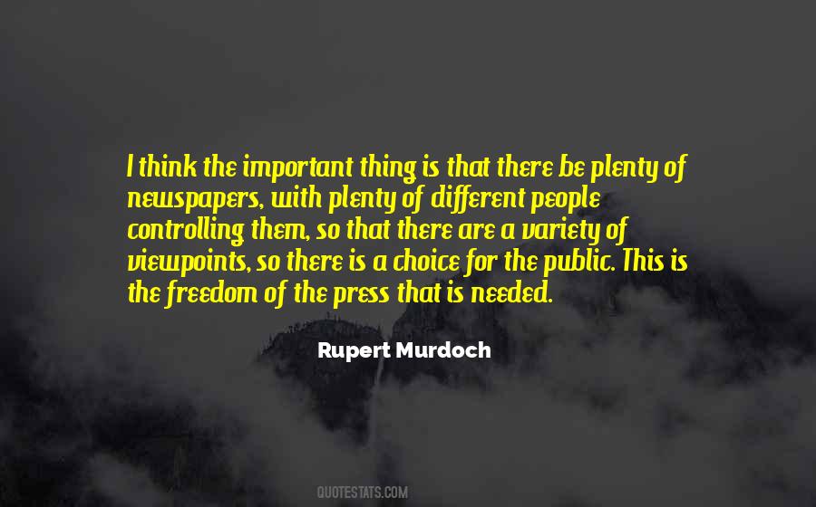 Rupert Murdoch Quotes #1143399