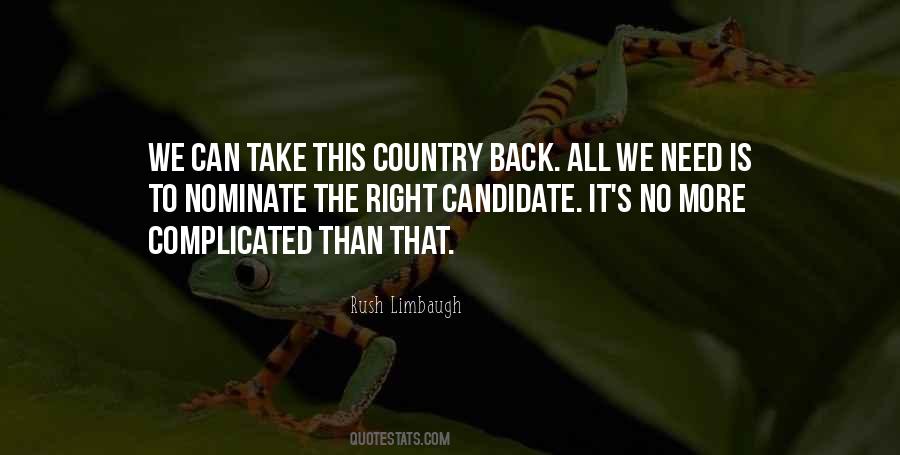 Rush Limbaugh Quotes #401894