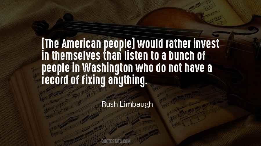 Rush Limbaugh Quotes #501128