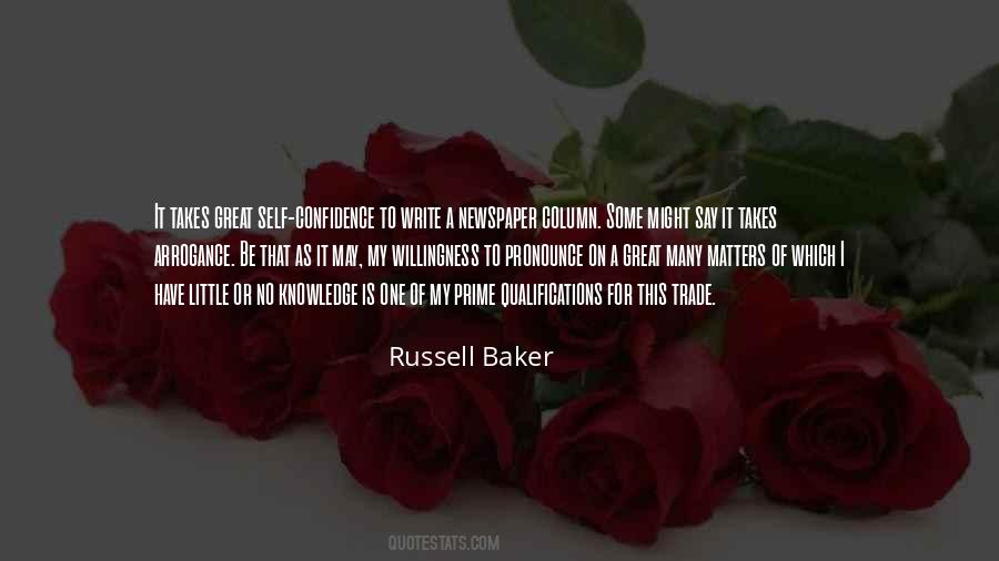 Russell Baker Quotes #1182251