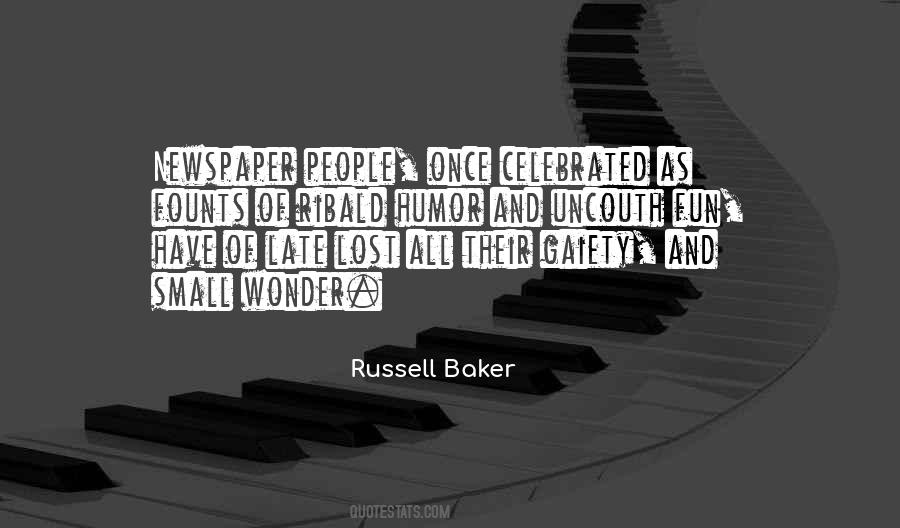 Russell Baker Quotes #1616857