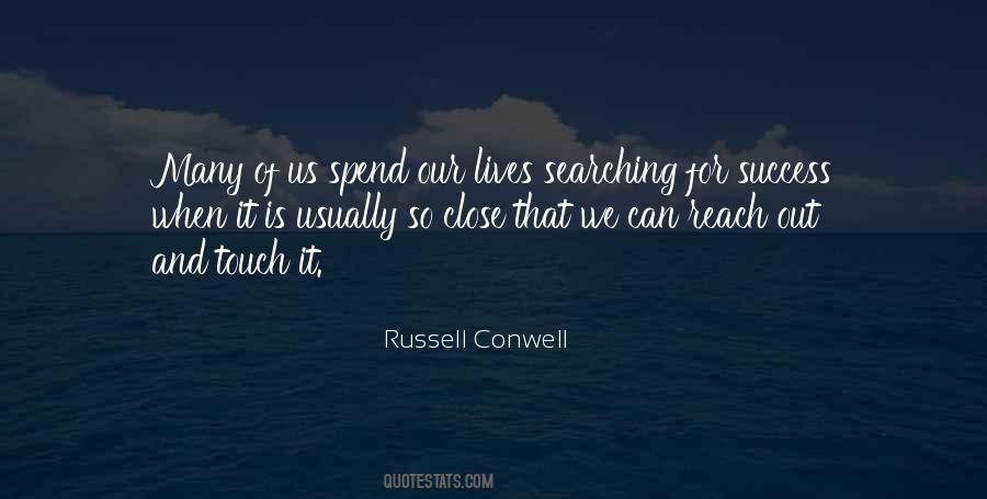 Russell Conwell Quotes #1279671