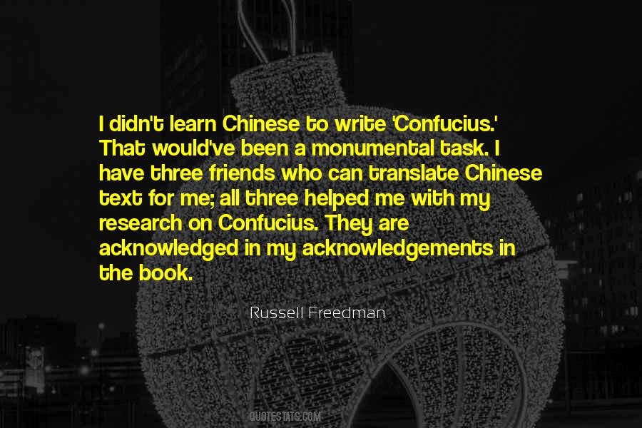 Russell Freedman Quotes #1184802