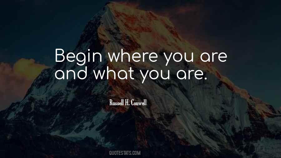 Russell H. Conwell Quotes #1430737
