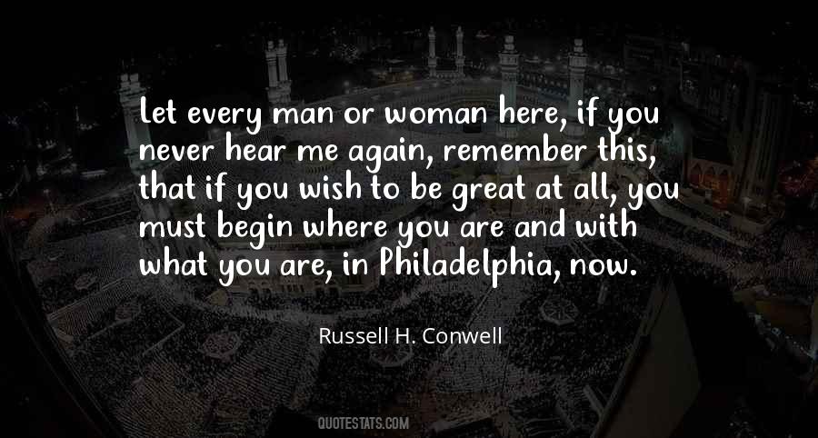 Russell H. Conwell Quotes #169271