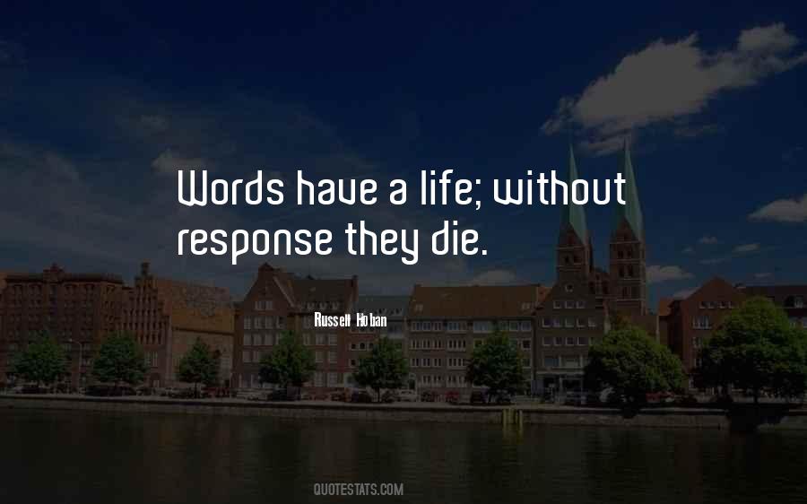 Russell Hoban Quotes #1206625
