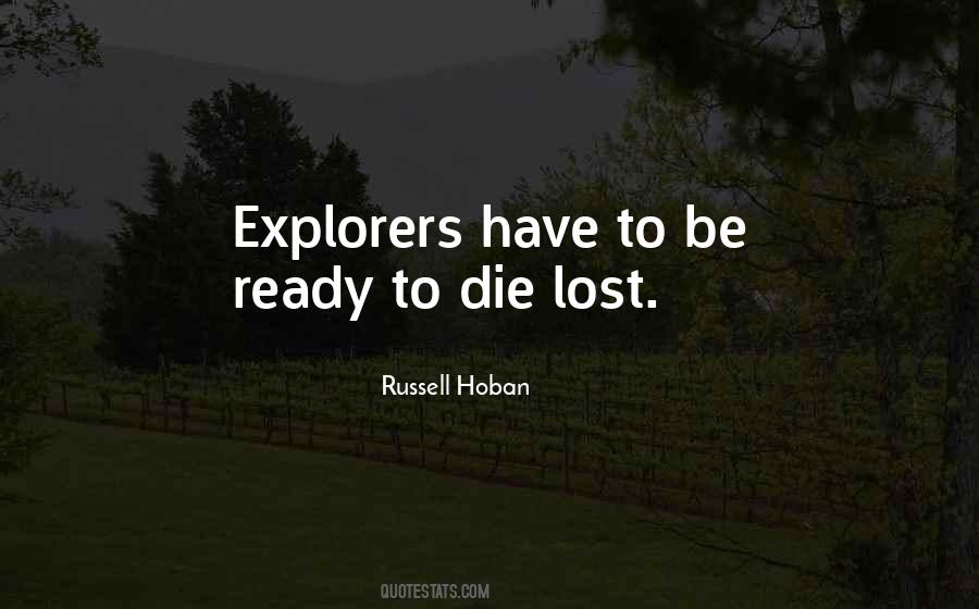 Russell Hoban Quotes #960483