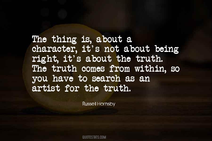 Russell Hornsby Quotes #1178050