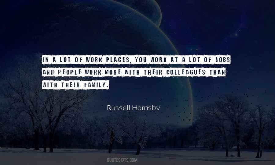 Russell Hornsby Quotes #39984