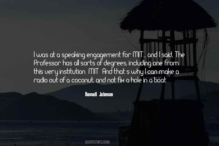 Russell Johnson Quotes #1354100