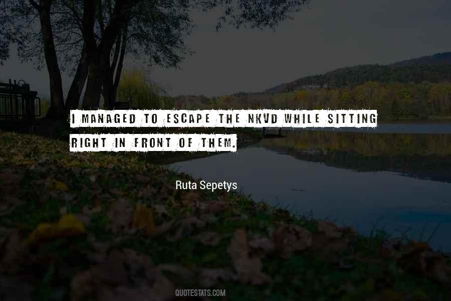 Ruta Sepetys Quotes #1576120