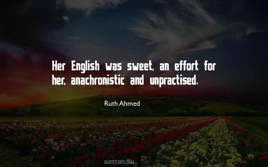 Ruth Ahmed Quotes #507889